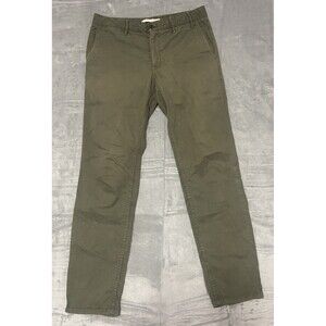 Norse Projects Aros Light Twill Chino Pants Olive Green Mens W31 Regular